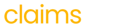 Claims Hut Logo Text White